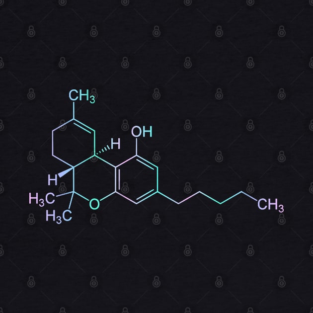 Magical THC Molecule Cannabis by Flippin' Sweet Gear